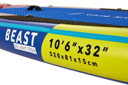 Aqua Marina BEAST 10'6" Inflatable Paddle Board All-Around Advanced SUP