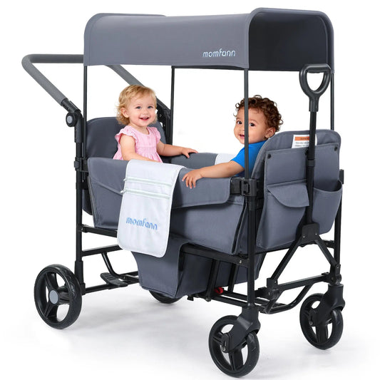 Momfann Lightweight Double Stroller Wagon for Kids